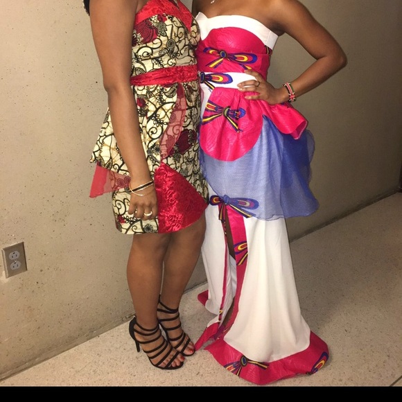 African Print Dress - Picture 2 of 2